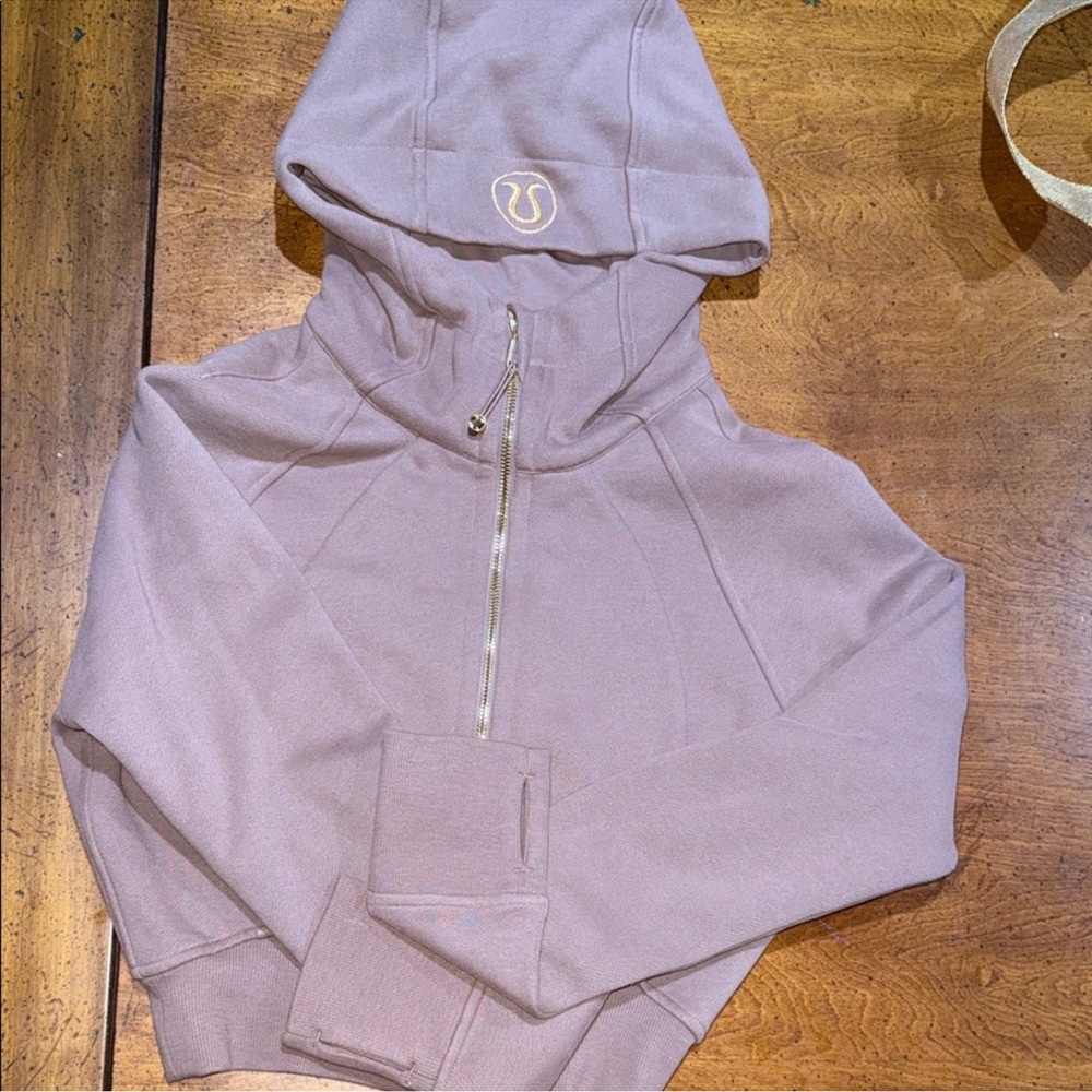 Lululemon Cropped Full Zip Scuba
